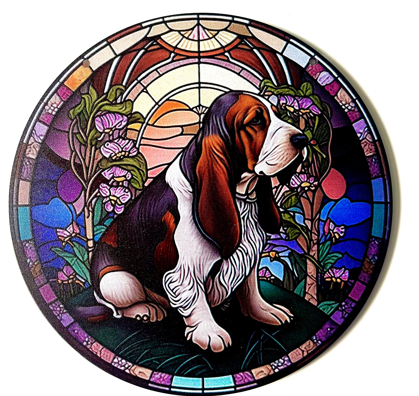 Dog suncatcher - Bassett hound