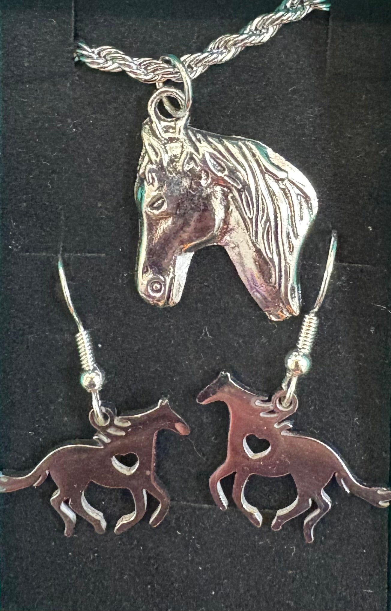 Horse - 2pc jewellery set