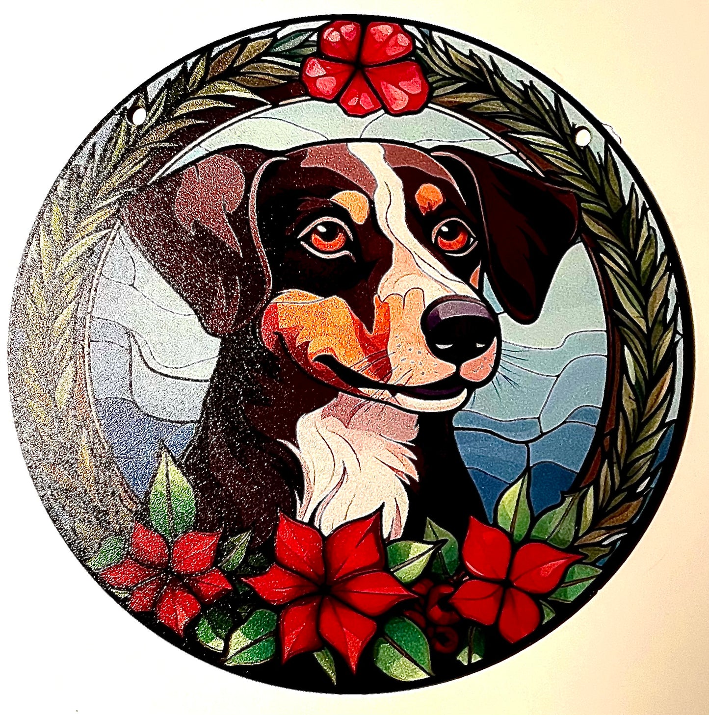 Dog suncatcher - Collie (tri-coloured)
