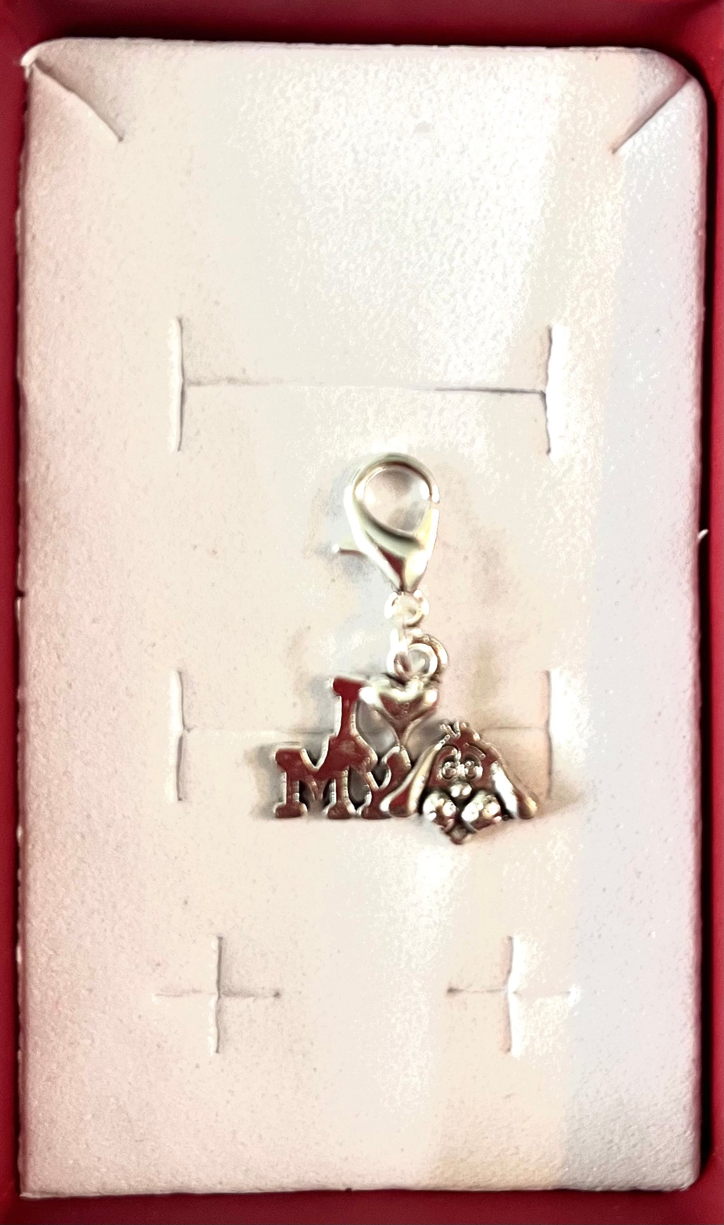 Dog collar charm - “I love my dog”