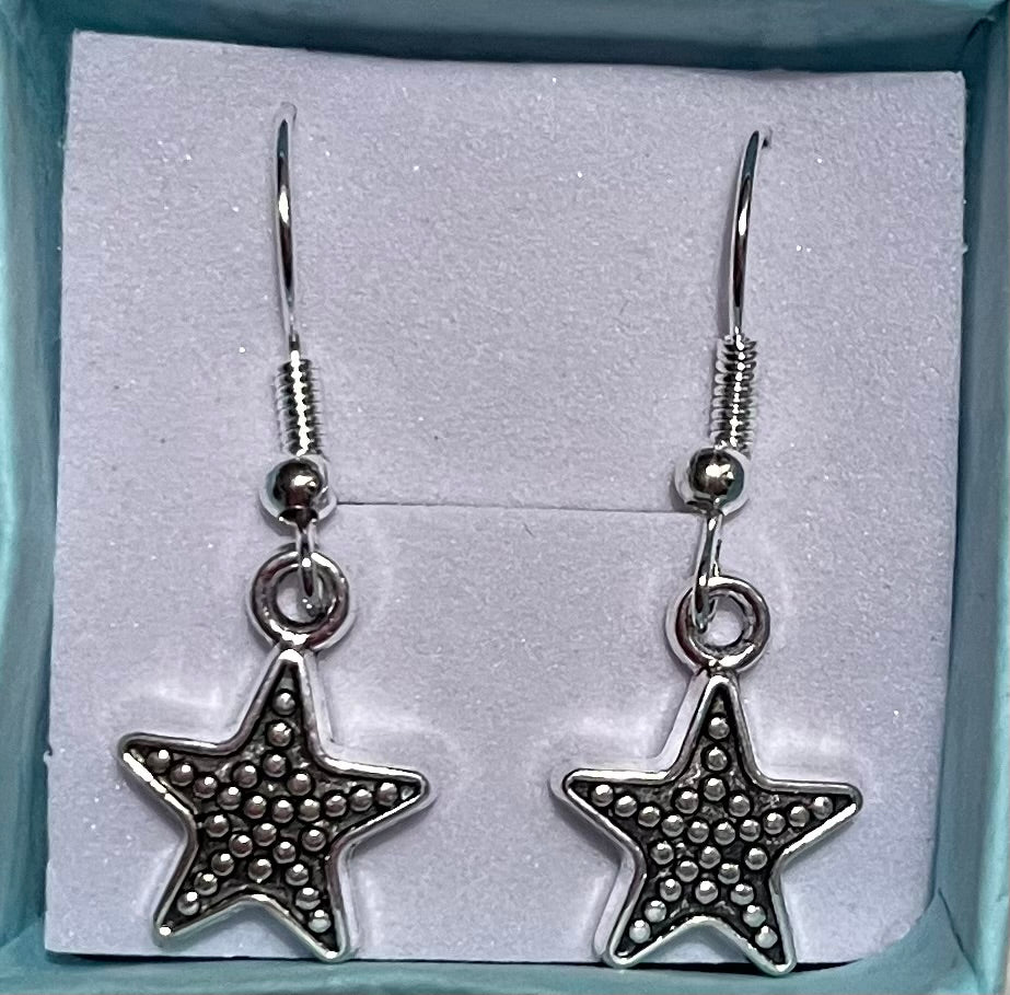 Starfish jewellery earrings