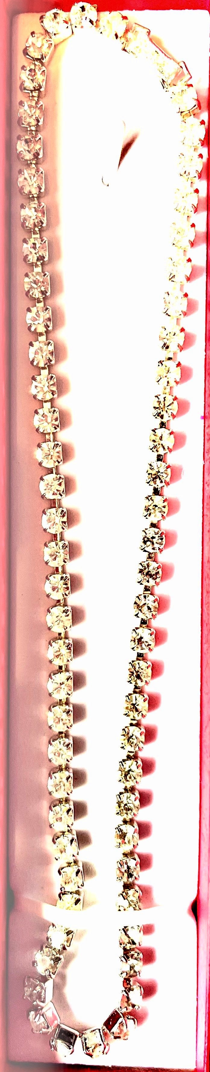 Necklace - clear crystal