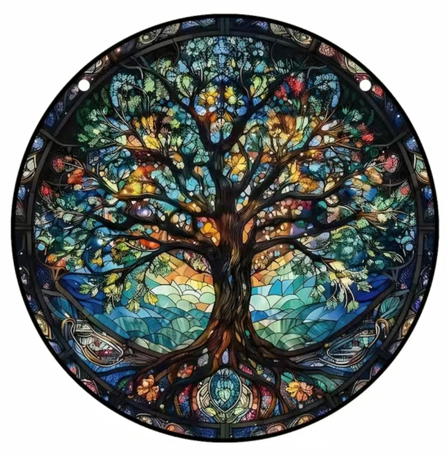 Tree sun catcher