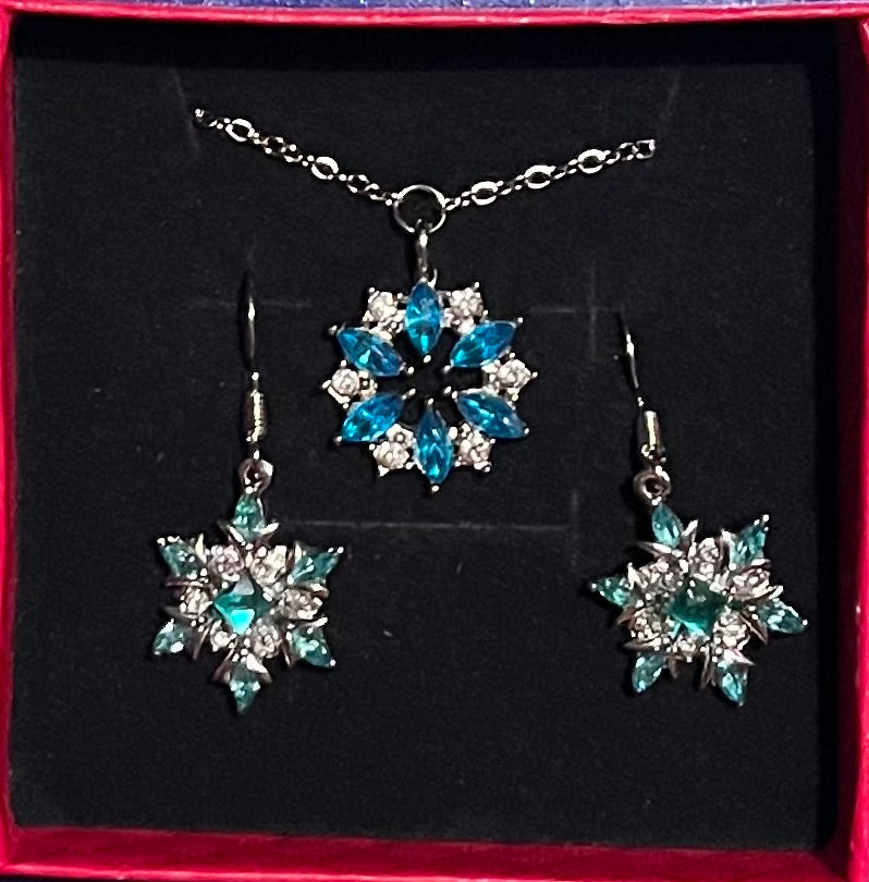 Snowflake 2pc jewellery giftset