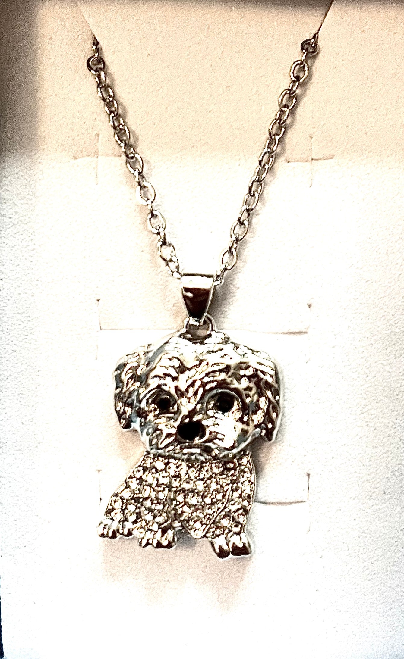 Necklace - dog Llasa Apso
