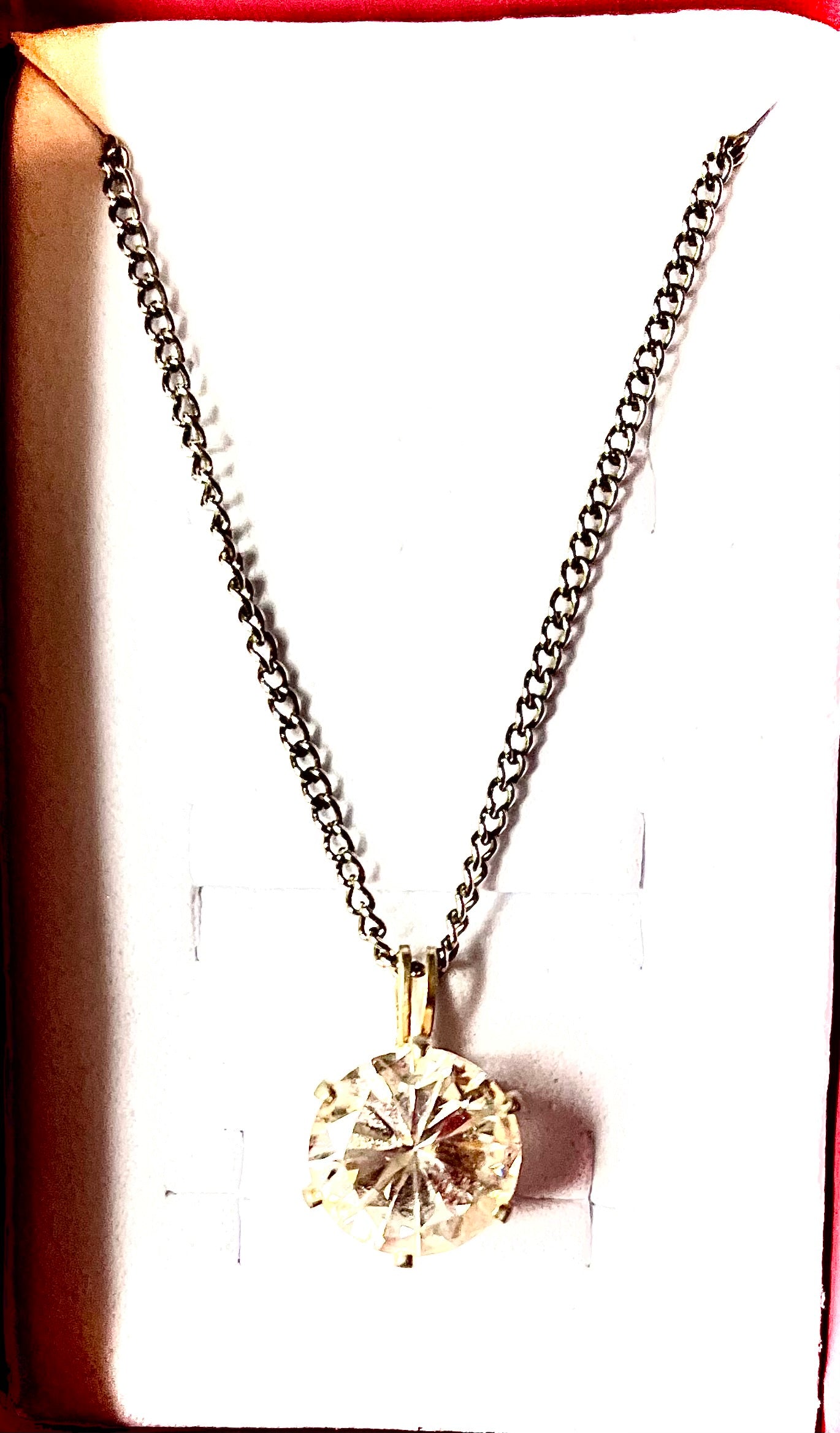 Necklace - clear crystal