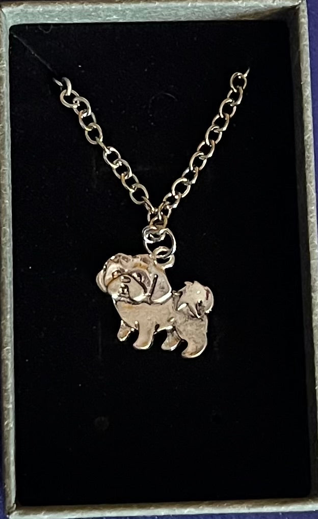 Dog Lhasa apso jewellery necklace