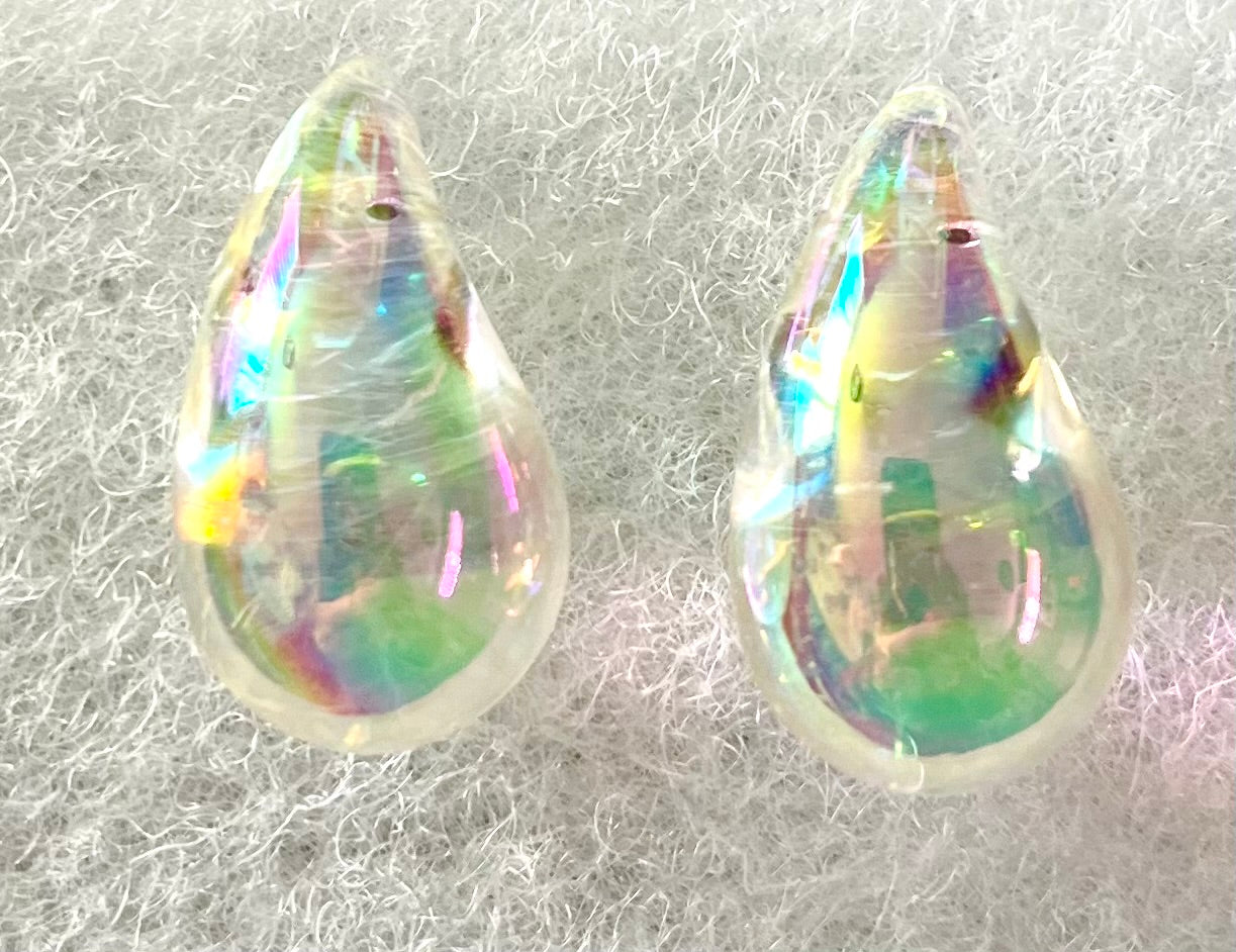 Earrings - crystalline effect