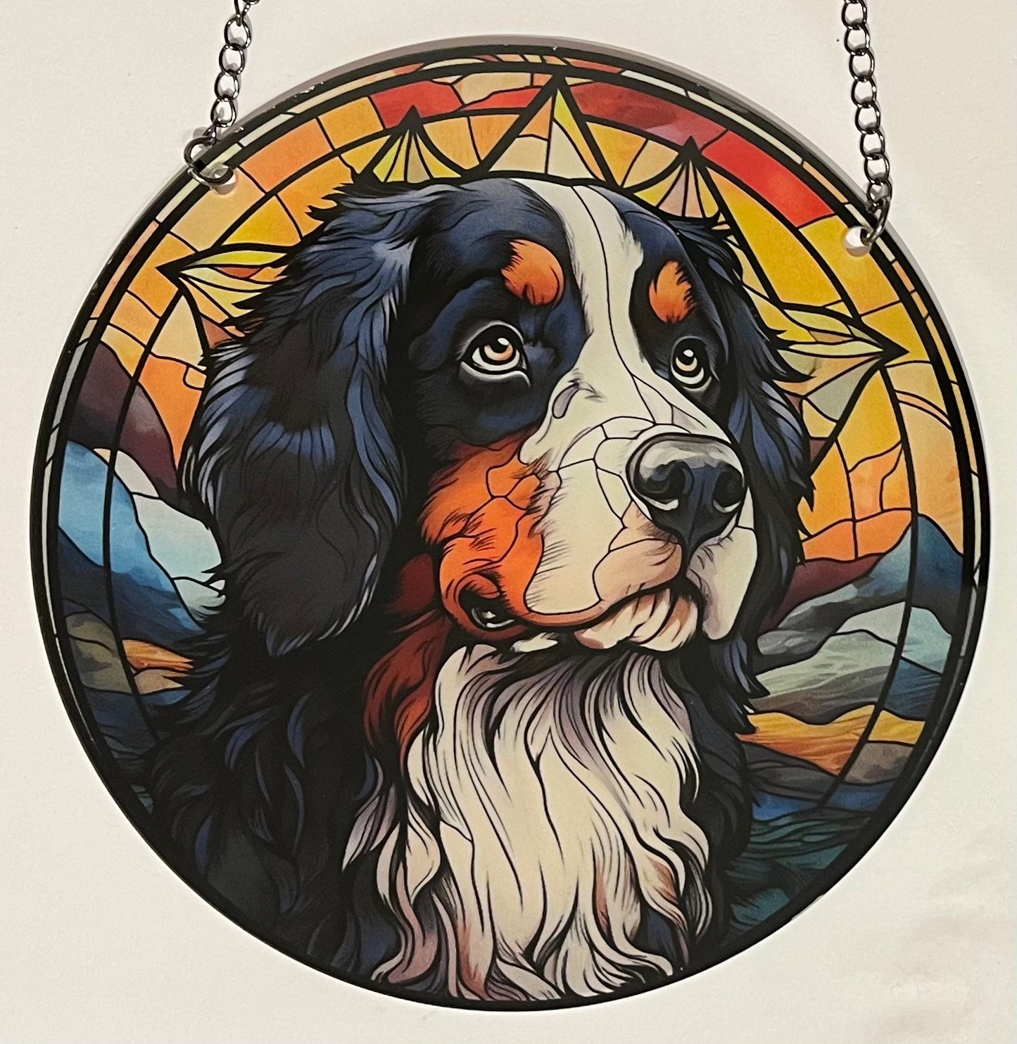Dog Suncatcher - Bernese Mountain Dog