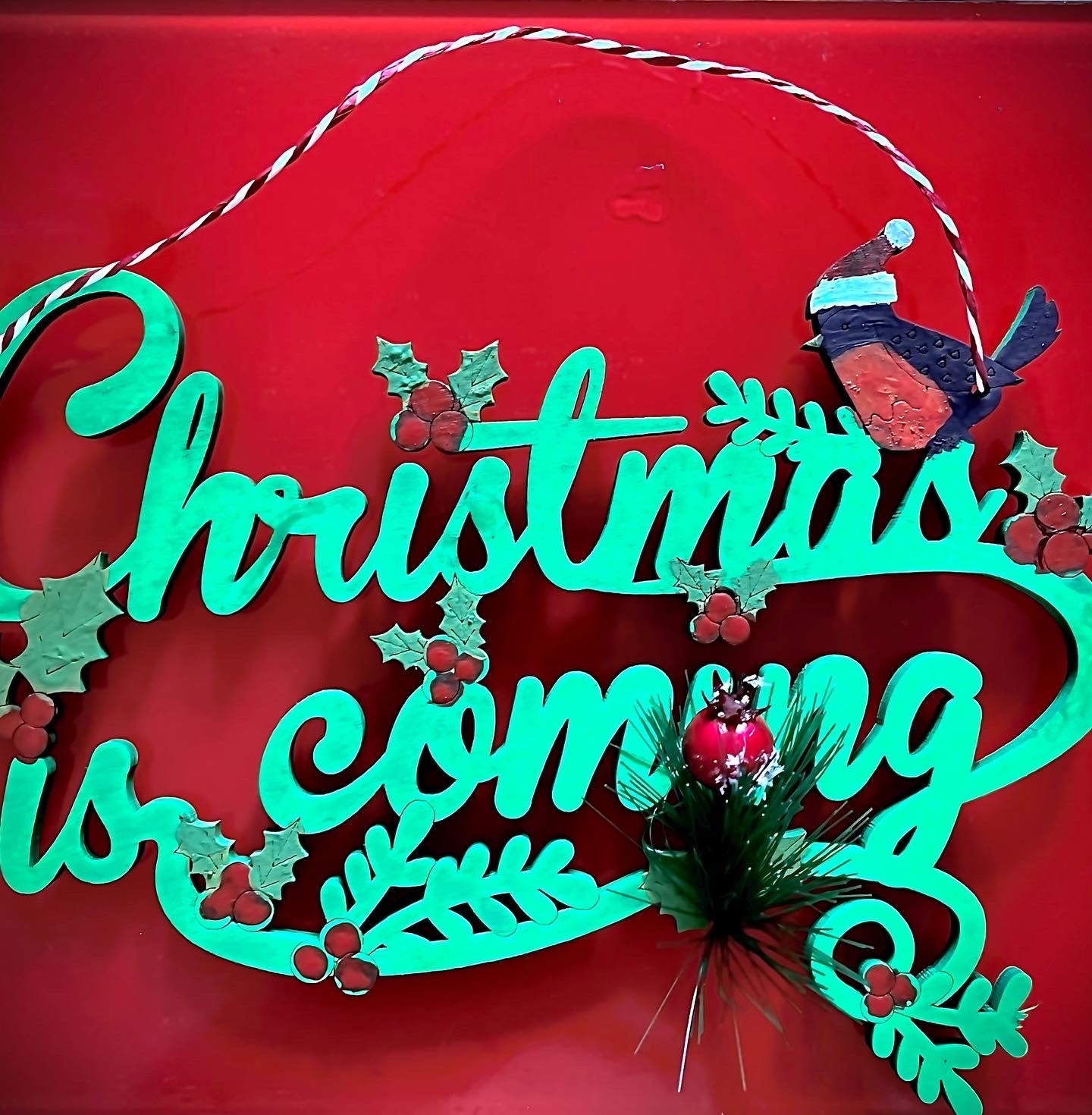 Christmas plaque