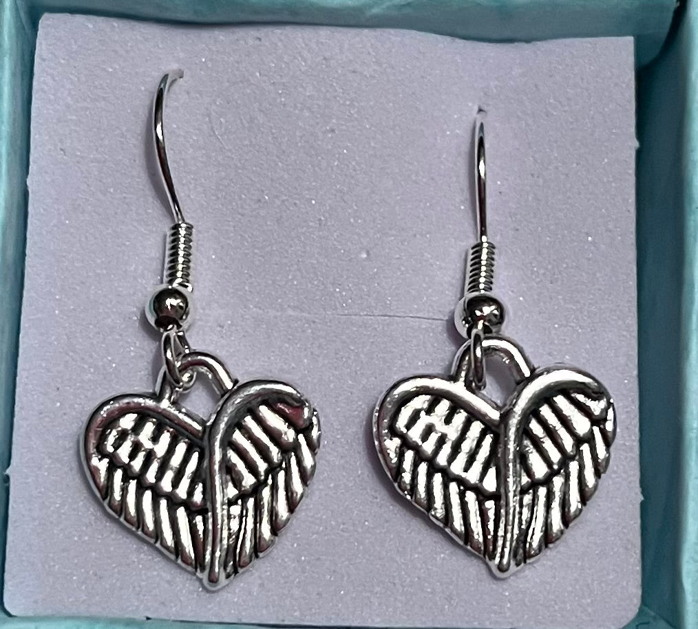 Angel wings earrings jewellery