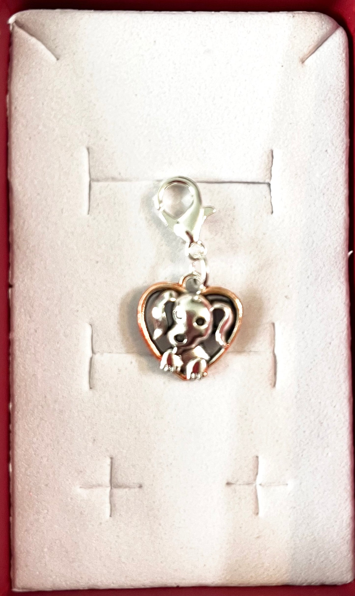 Dog collar charm - spaniel pup