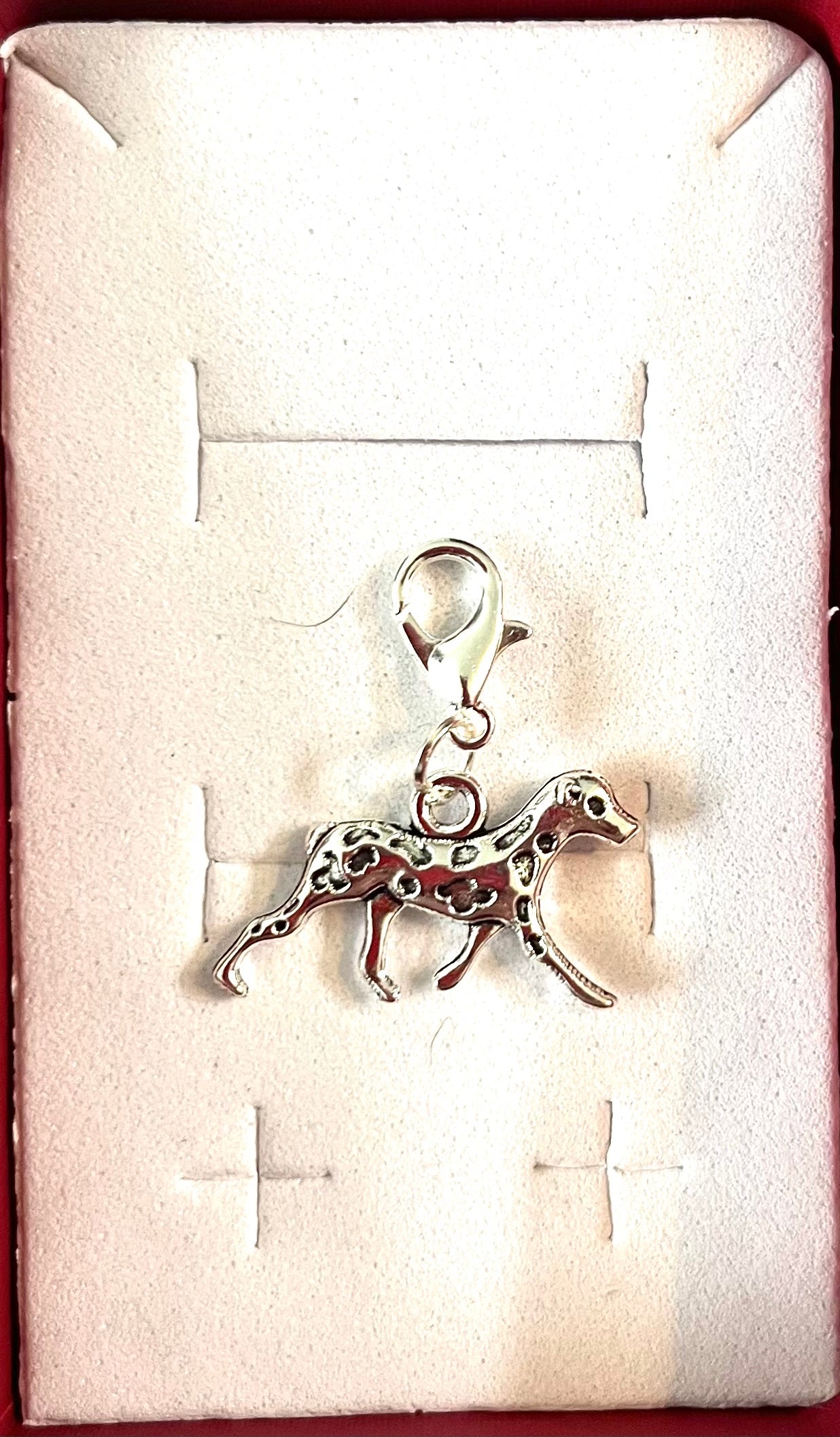 Dog collar charm - Dalmatian / pointer