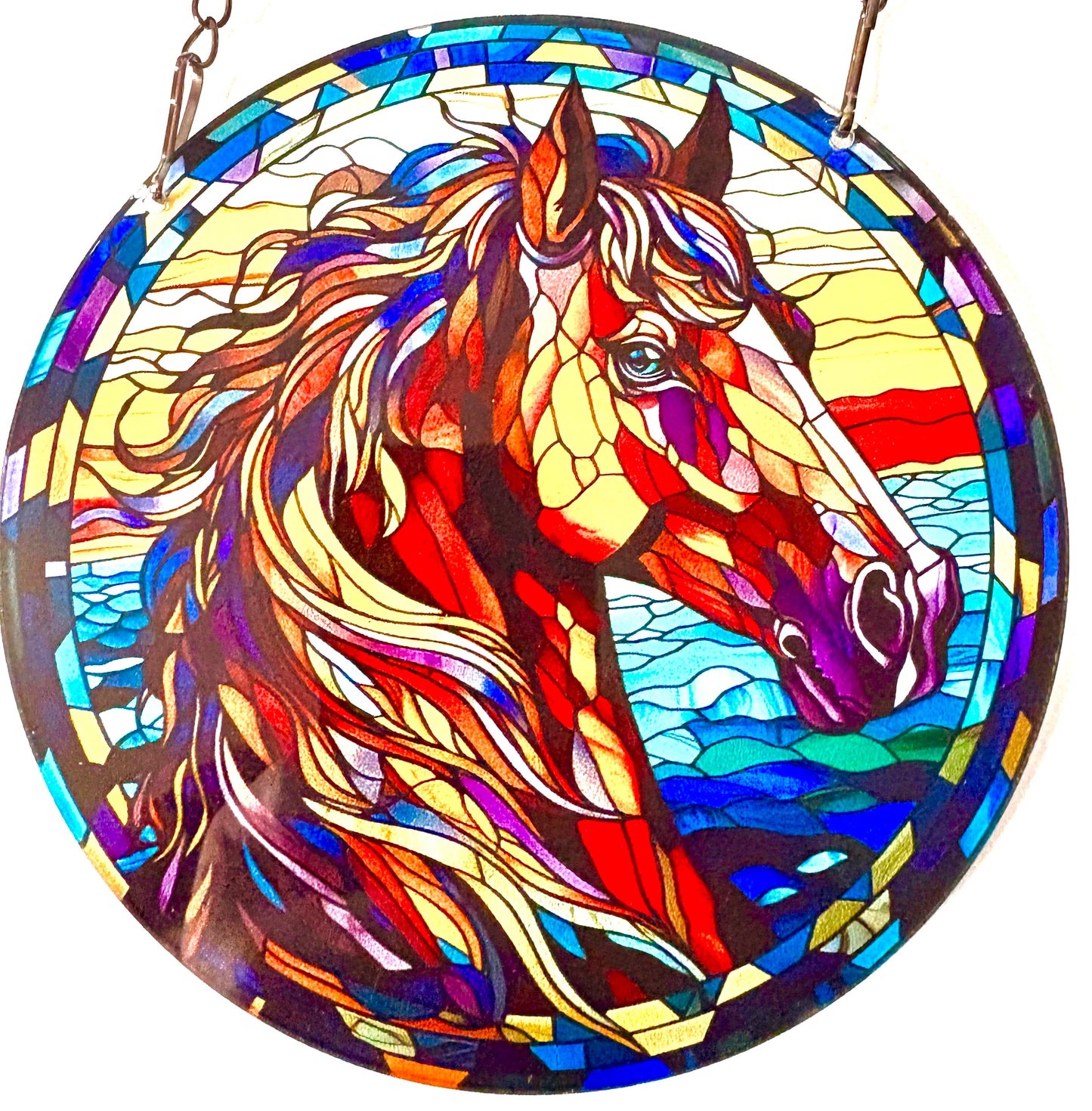Horse - 6" Suncatchers brown horse
