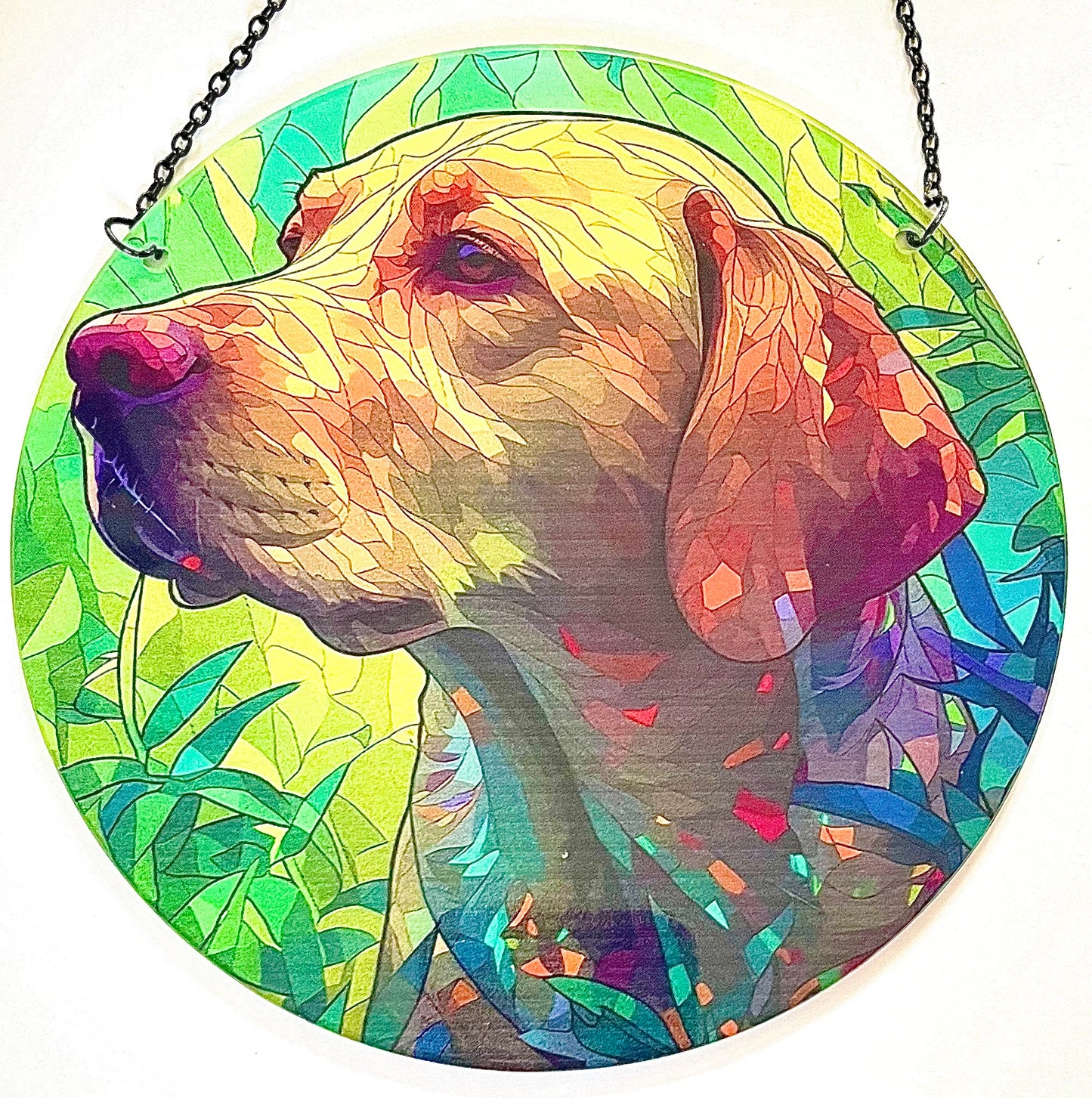 Dog suncatcher - Labrador ( golden)