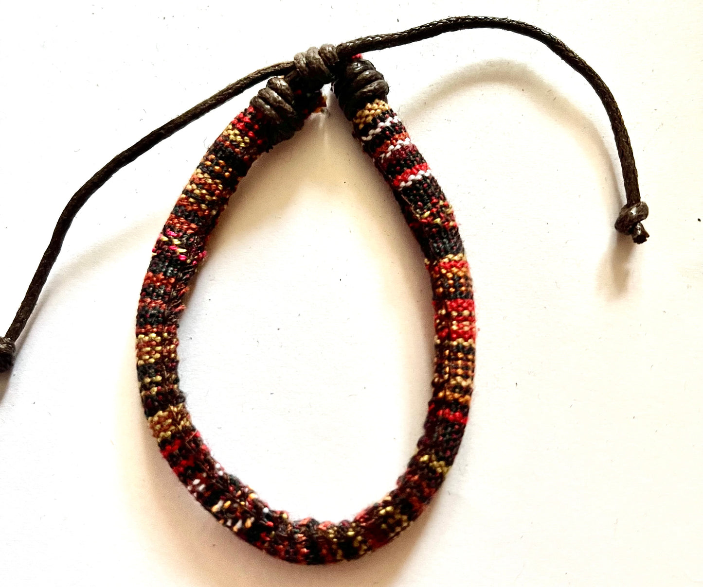 Bracelet - multicoloured fabric