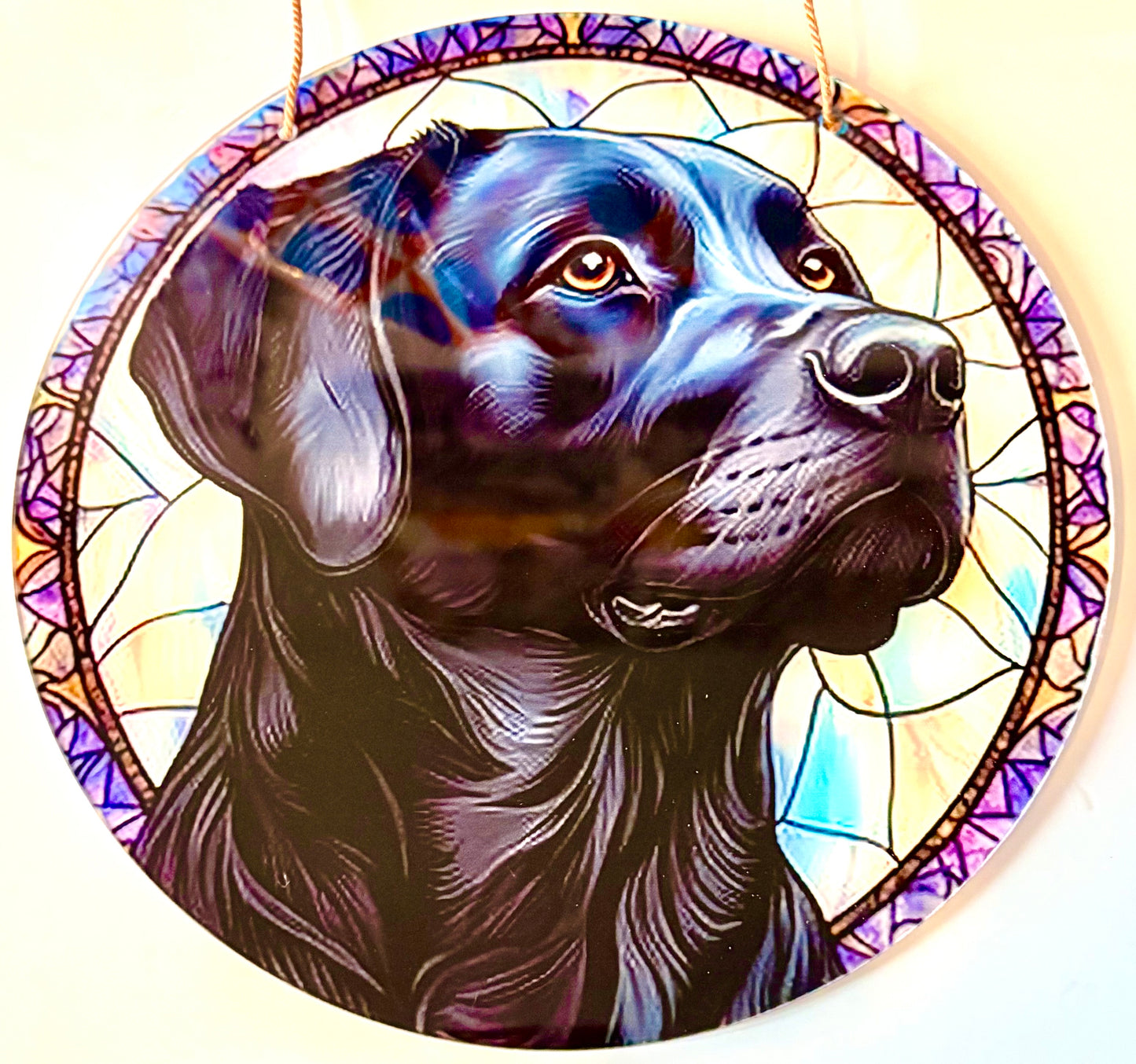 Dog Suncatcher - Black Labrador