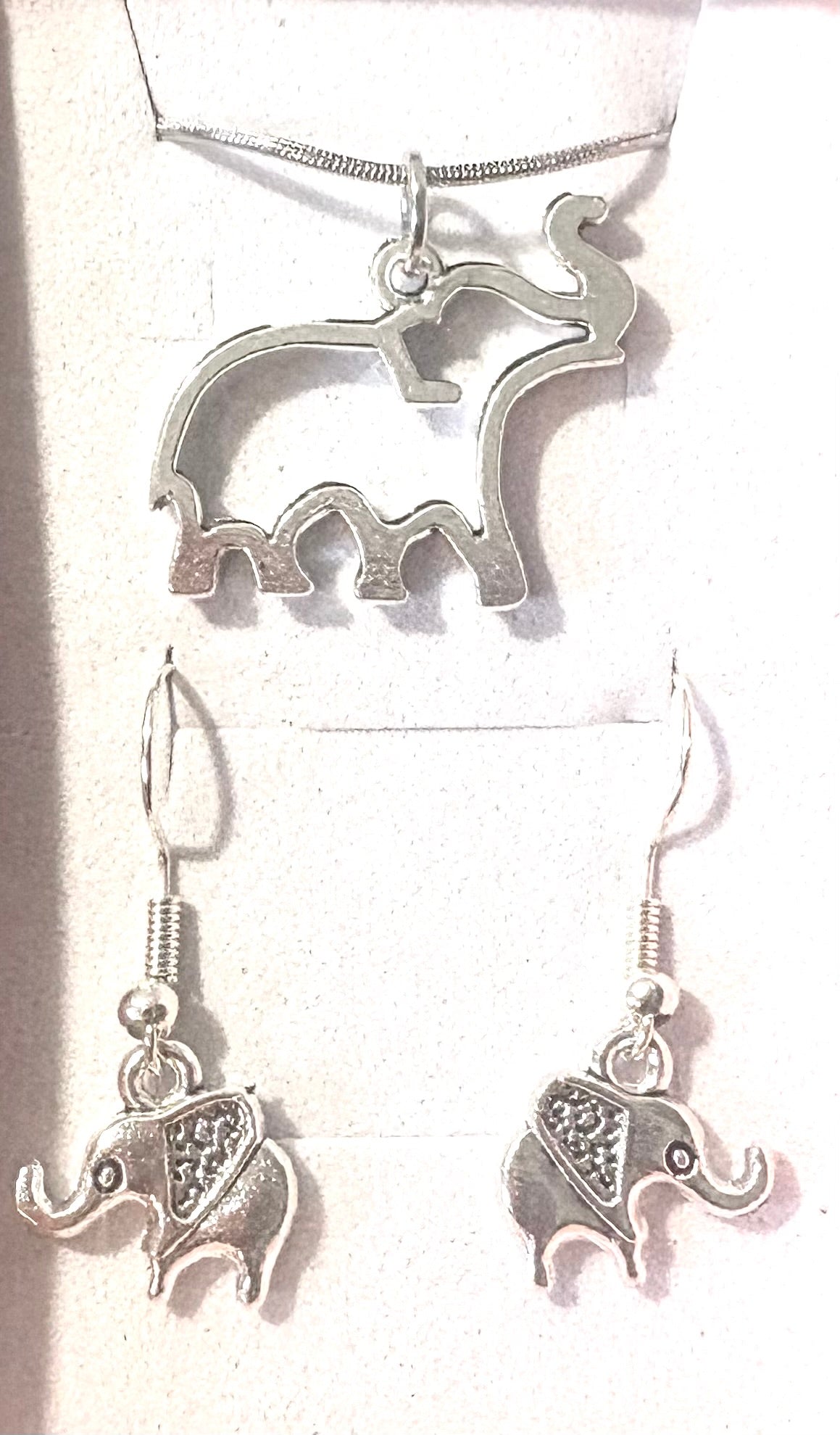 Elephant - 2pc jewellery set