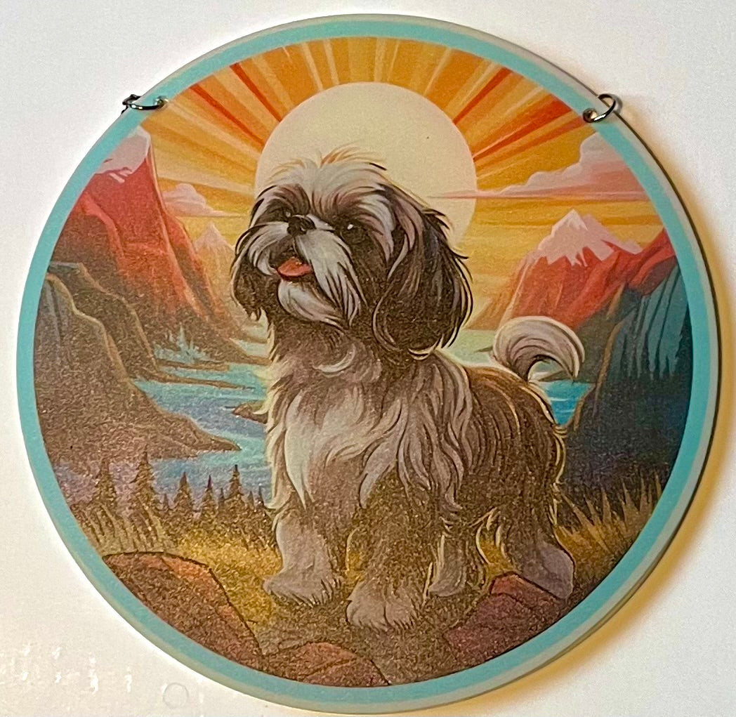 Llasa Apso Sun catcher