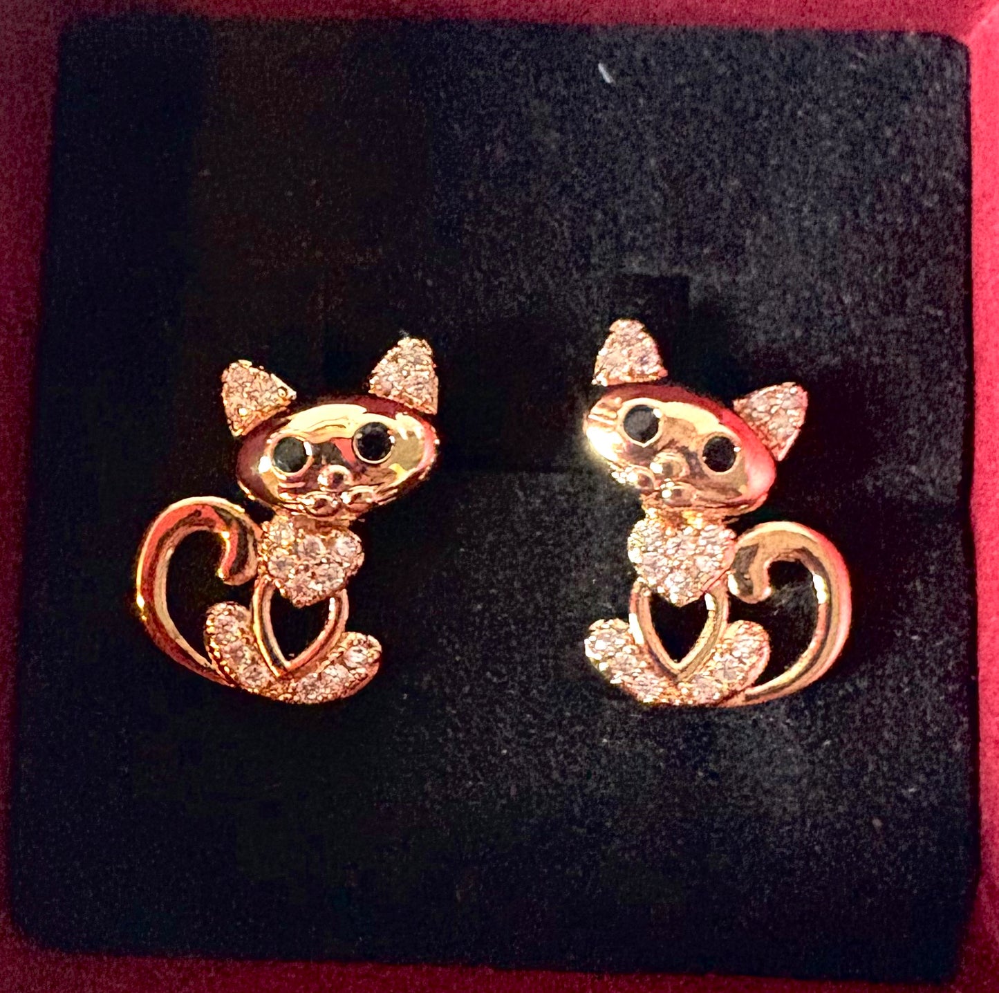 Cat - pair of earrings