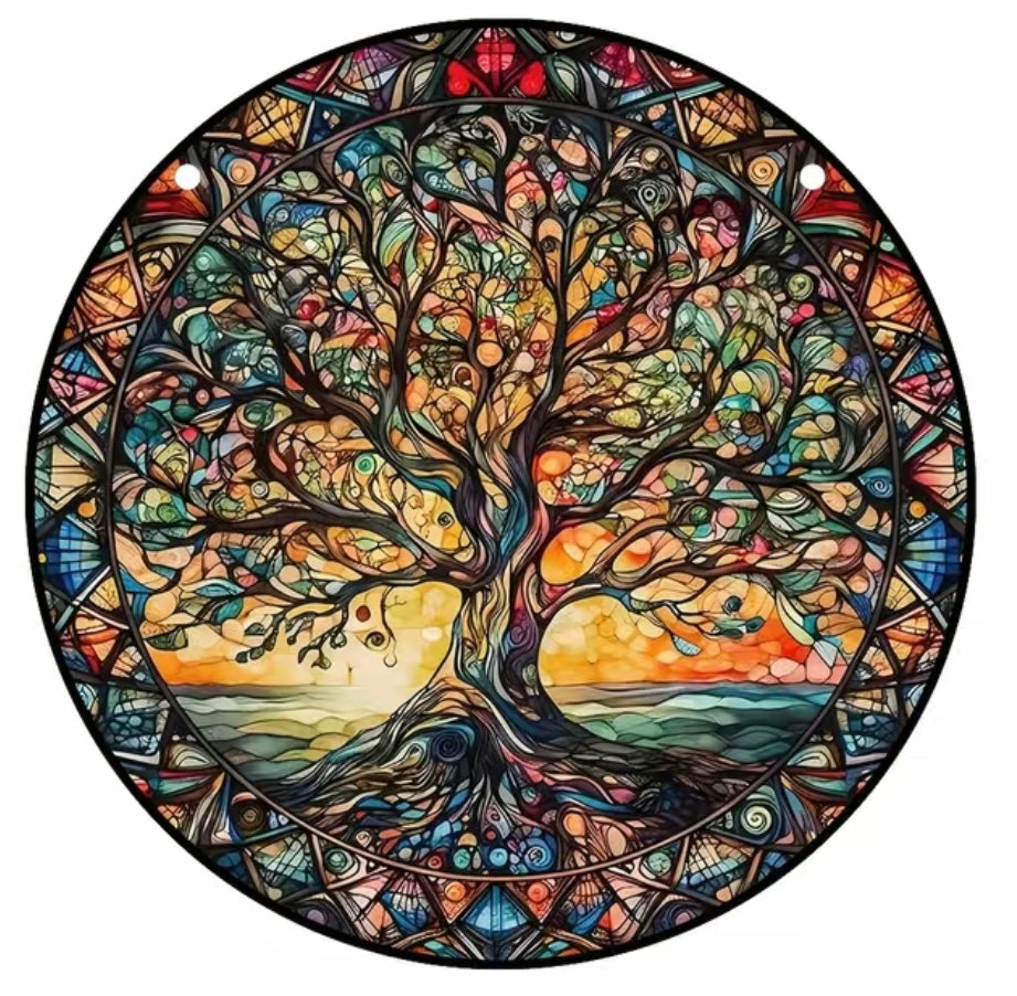 Tree sun catcher