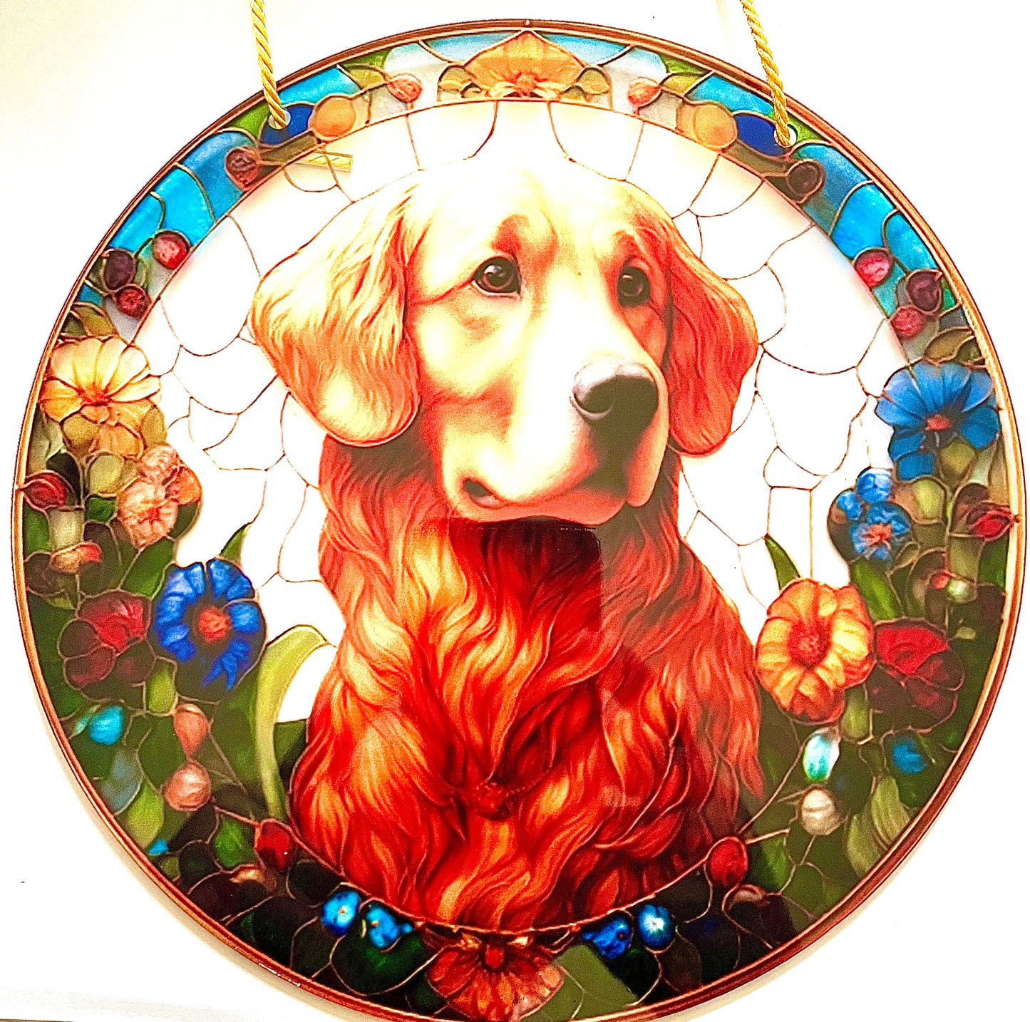 Dog Suncatcher - Retiever (golden)