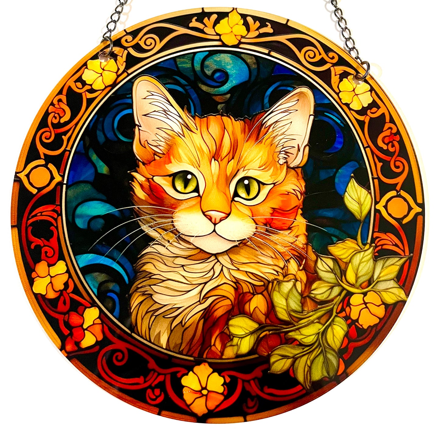 Cat Suncatcher - Ginger