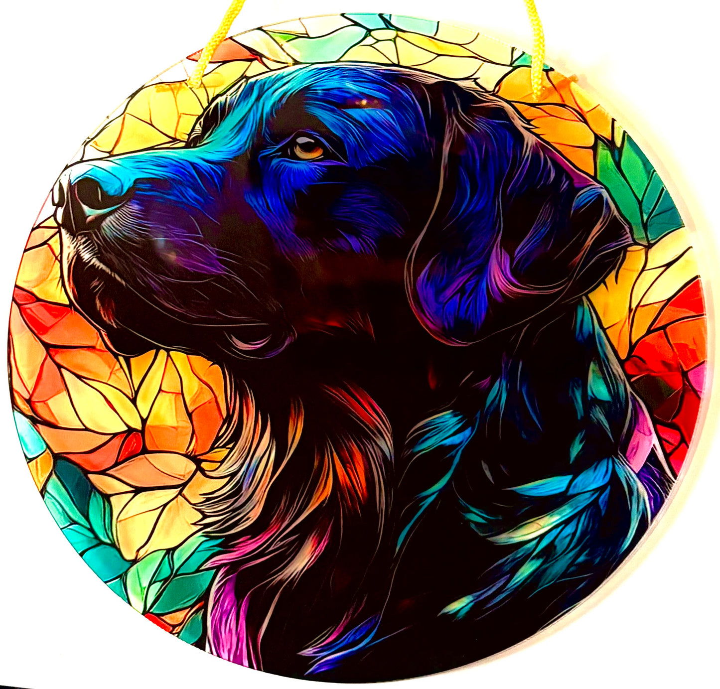 Dog Suncatcher - Black Labrador