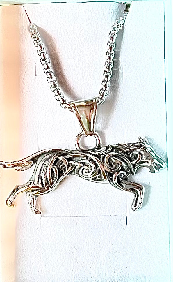 Necklace - dog/ wolf/husky