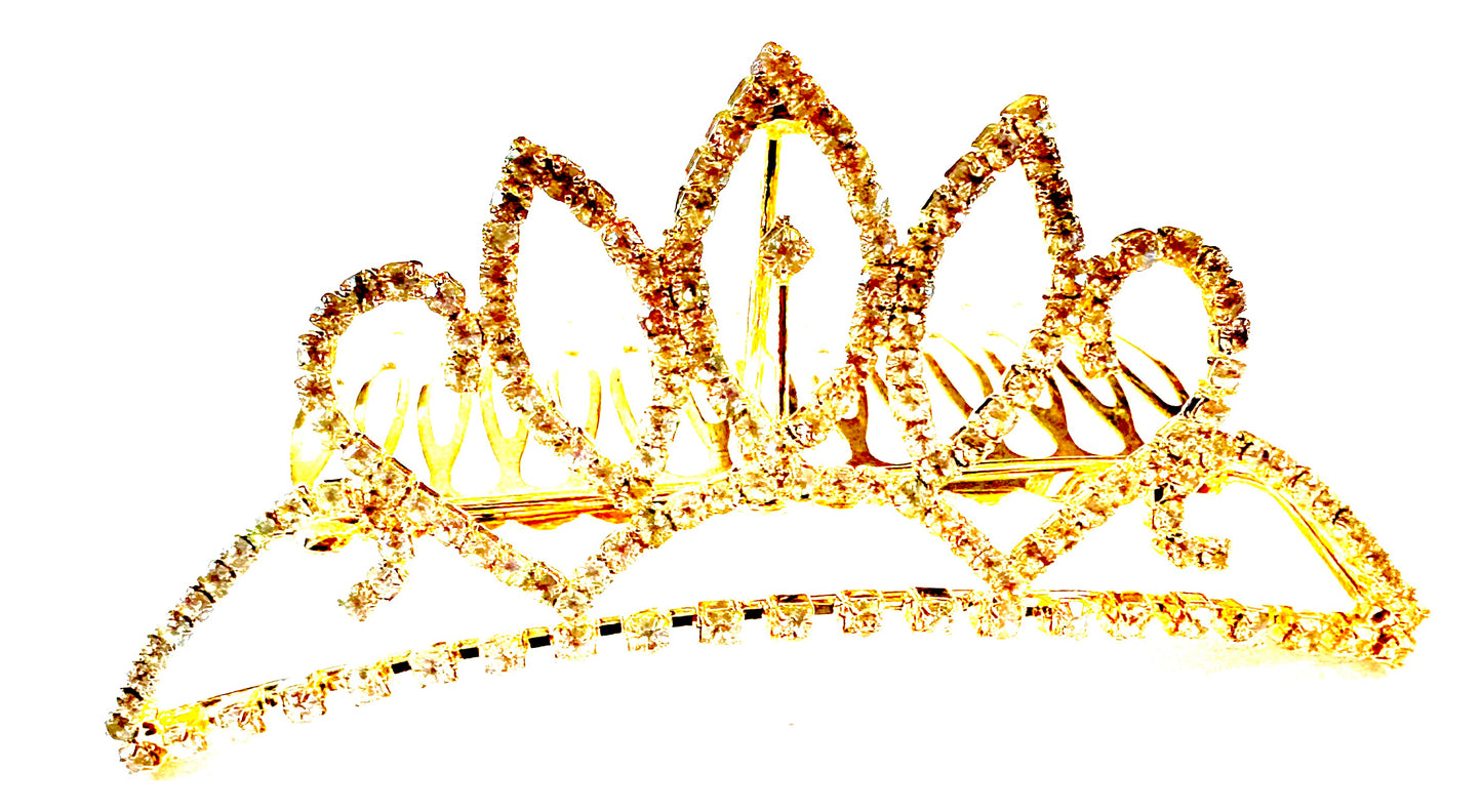 Tiara - mini comb style tiara. Style 44