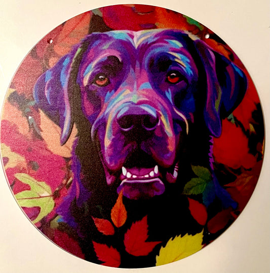 Dog suncatcher - Labrador (black)