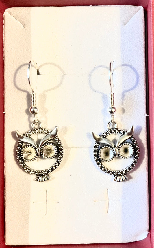 Earrings - owls