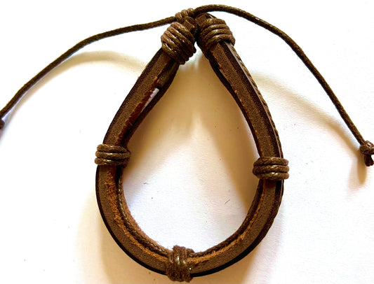 Bracelet - man’s / woman’s brown leather
