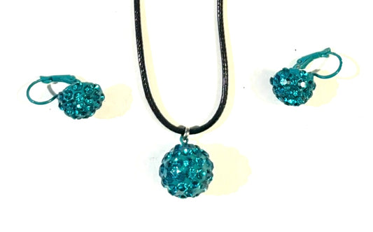 2pc jewellery set - blue. Style 52