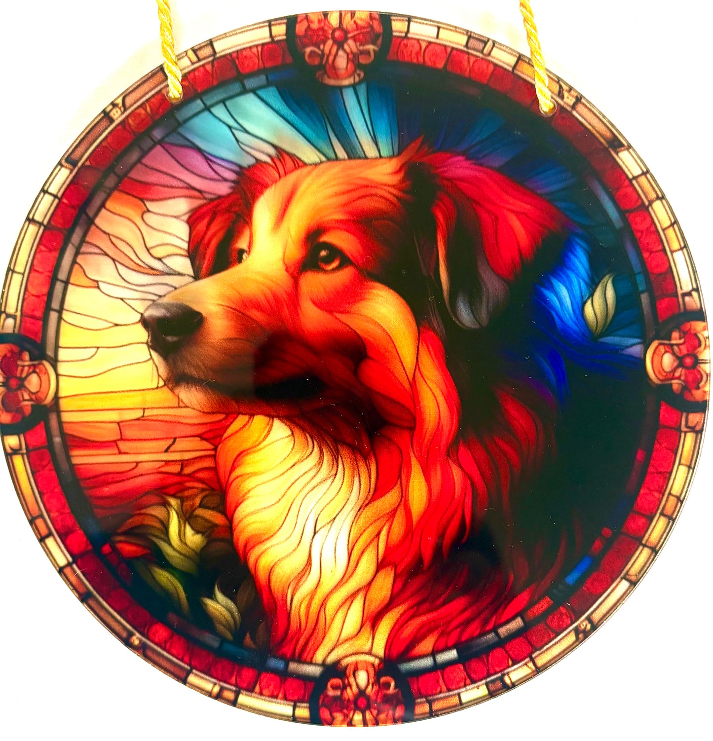 Dog - suncatcher brown collie