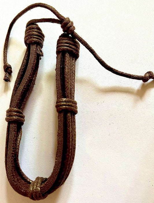 Bracelet - man’s/ woman’s brown leather