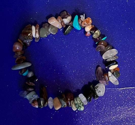 Mixed crystal jewellery bracelet