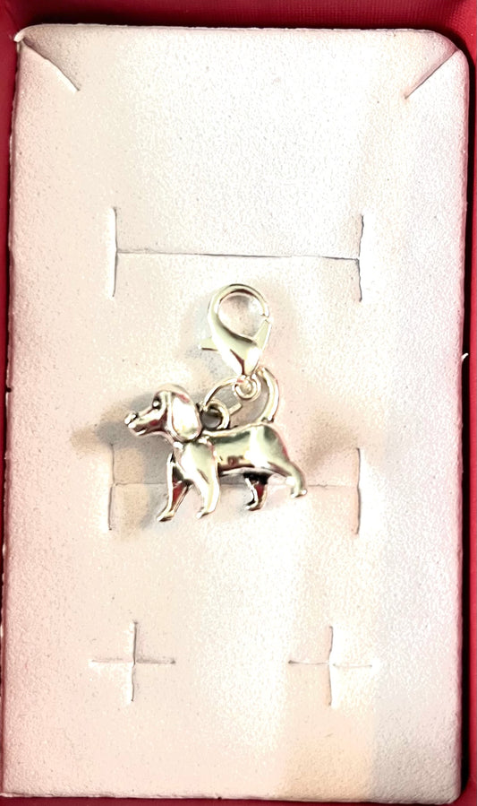 Dog collar charm - small spaniel/ terrier