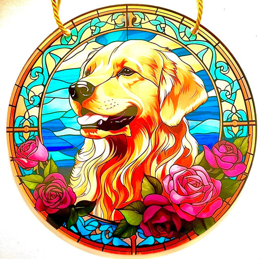 Dog Suncatcher - Golden Retriever