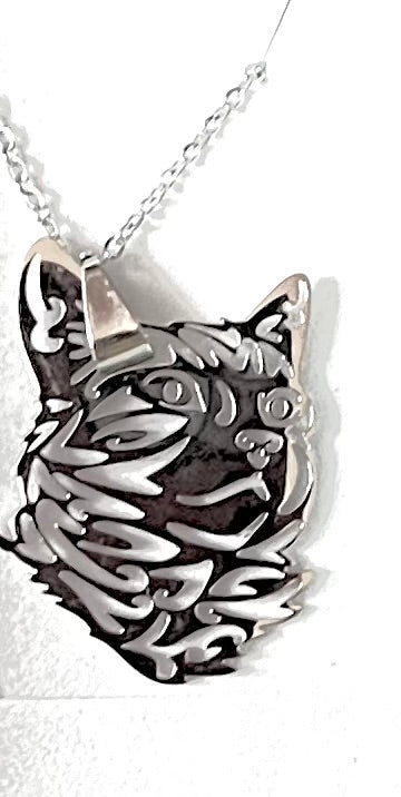 Necklace - Cat face