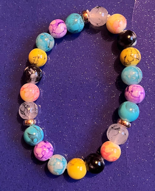 Volcano stone style bead Jewellery bracelet