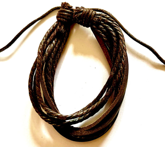 Bracelet - man’s / woman’s brown leather