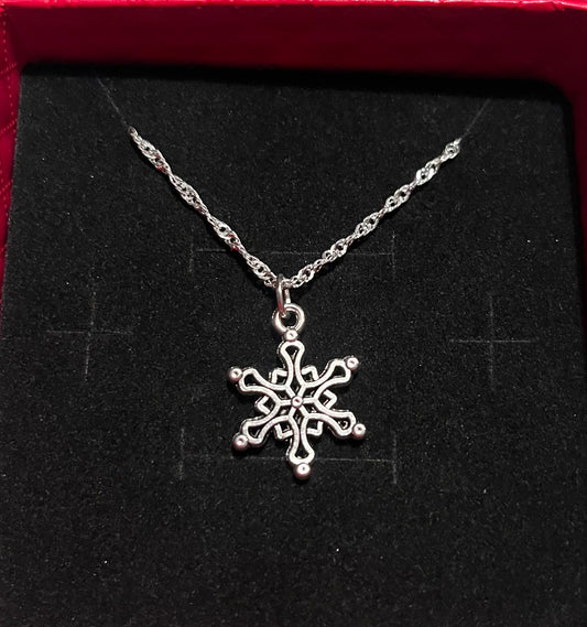 Snowflake necklace jewellery
