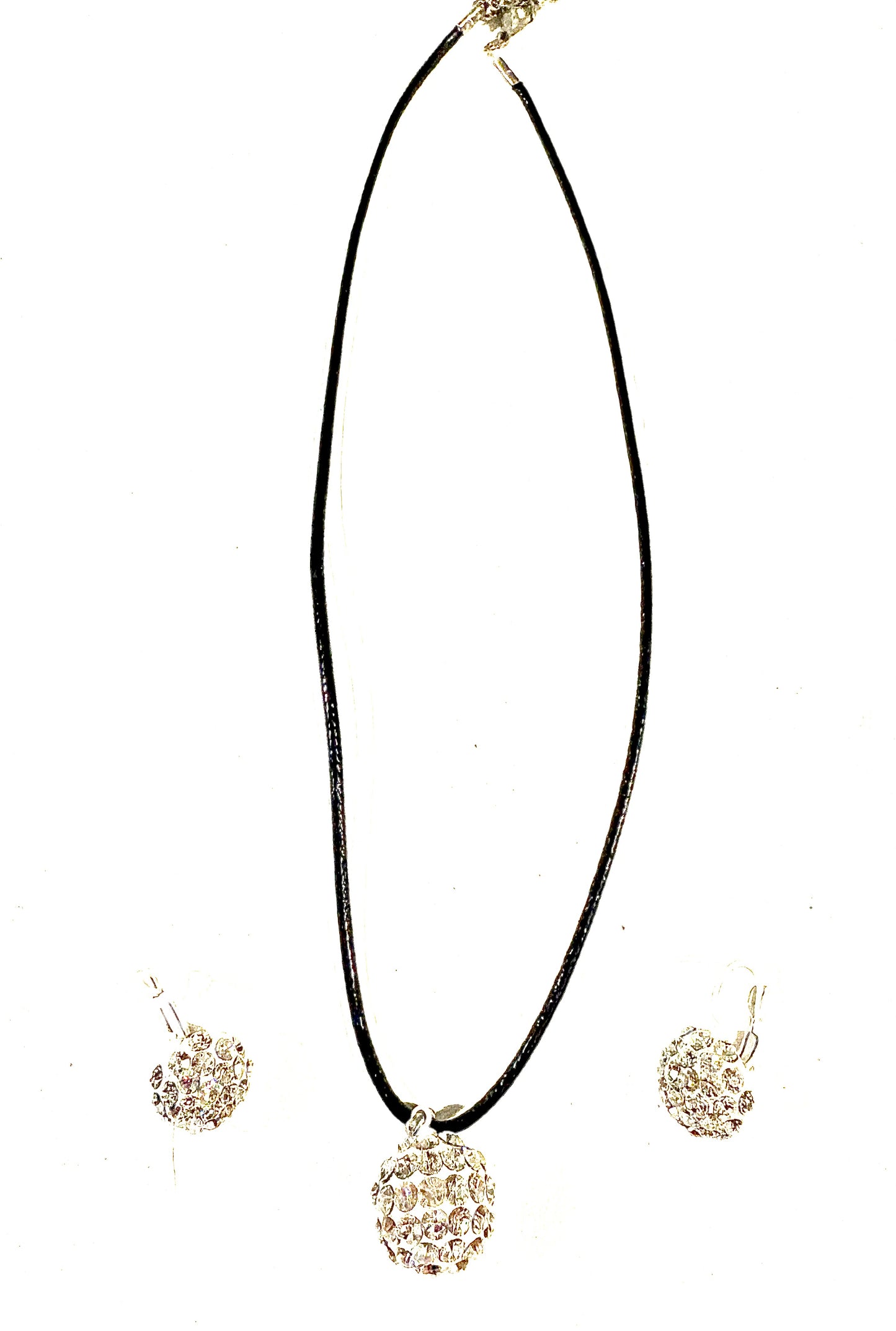 2pc jewellery set -silver coloured. Style 53