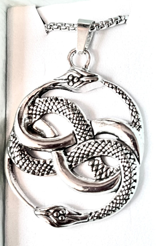 Necklace - double snake