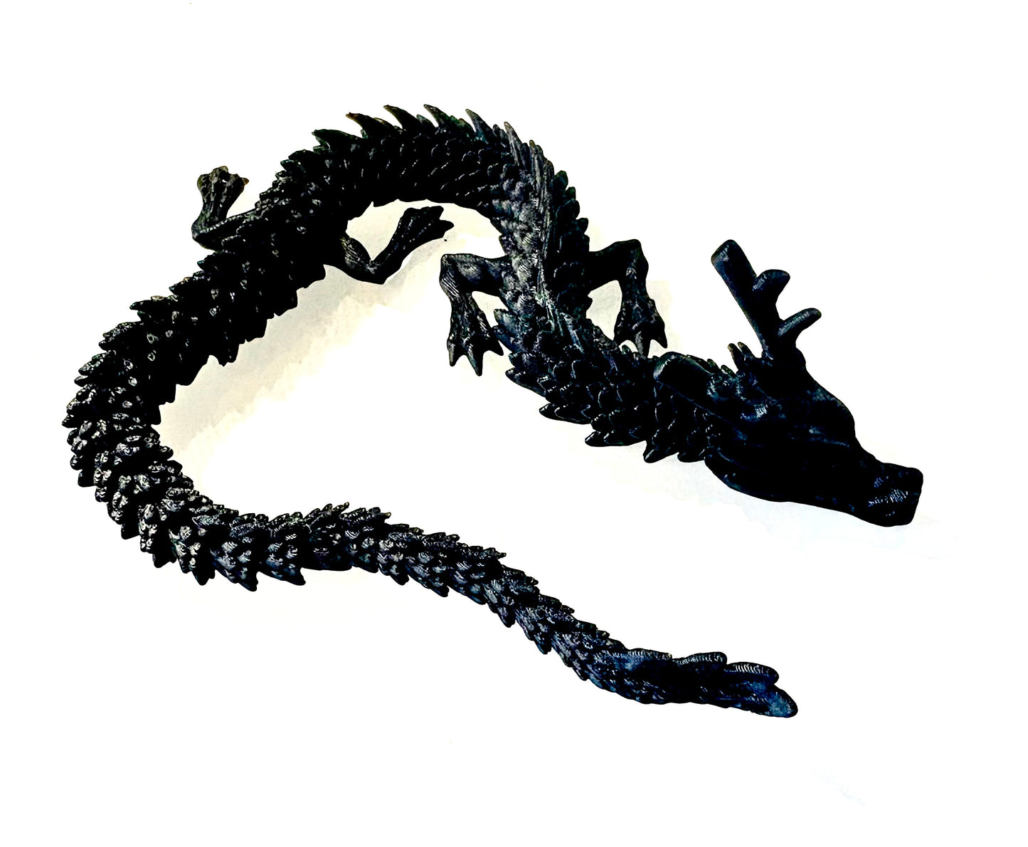 3D Printed - Dragon. Black