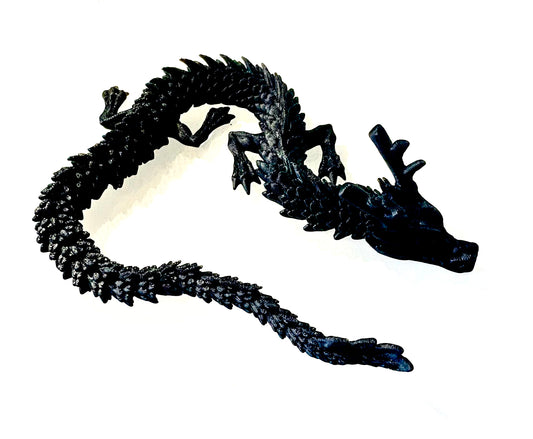 3D Printed - Dragon. Black