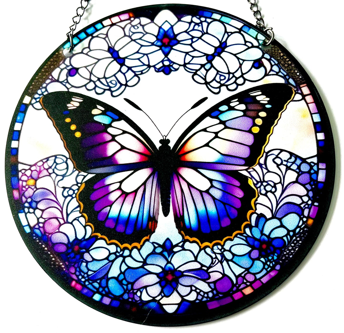 Butterfly suncatcher - purple
