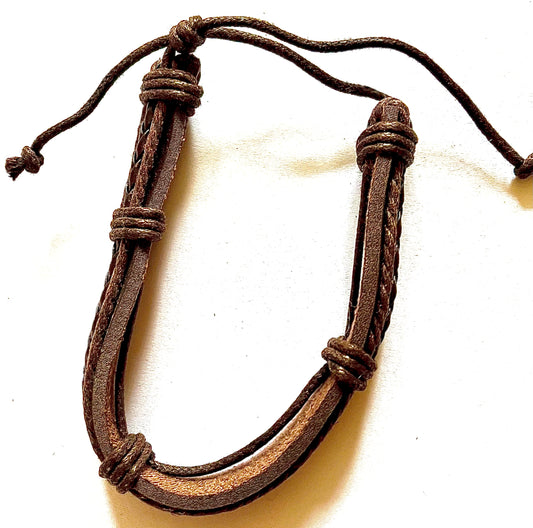 Bracelet- man’s / woman’s brown leather