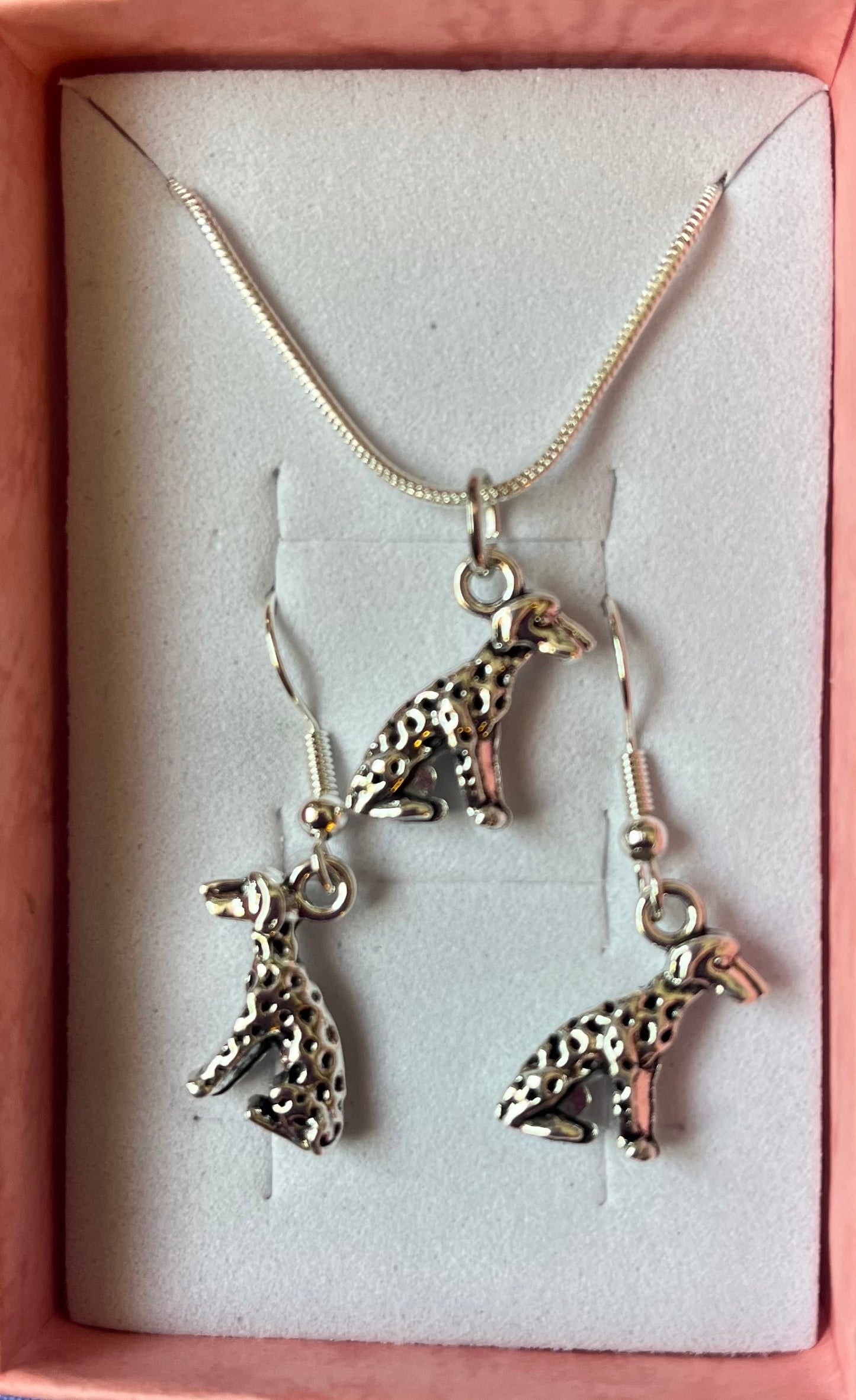 Dog Pointer 2pc jewellery gift set